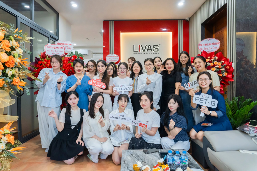 LIVAS KHAI TRƯƠNG VĂN PHÒNG MỚI TẠI HÀ NỘI
