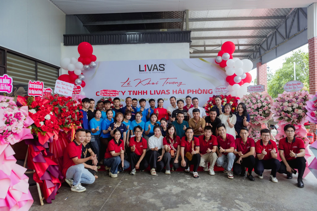 LIVAS KHAI TRƯƠNG CÔNG TY TNHH LIVAS HẢI PHÒNG